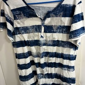 Women's short sleeve top size 1X